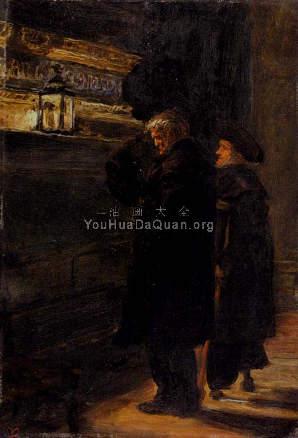 Grenwich Pensioners At The Tomb Of Nelson - 约翰·埃弗里特·米莱斯